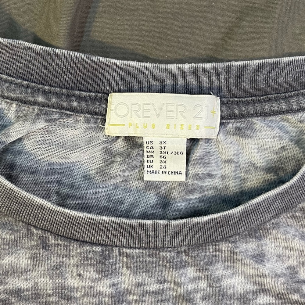 Forever 21 Burnout Graphic Ski Colorado Bodysuit 3X - Picture 3 of 3